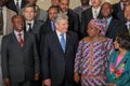 German President with AU Chairperson and senior officials